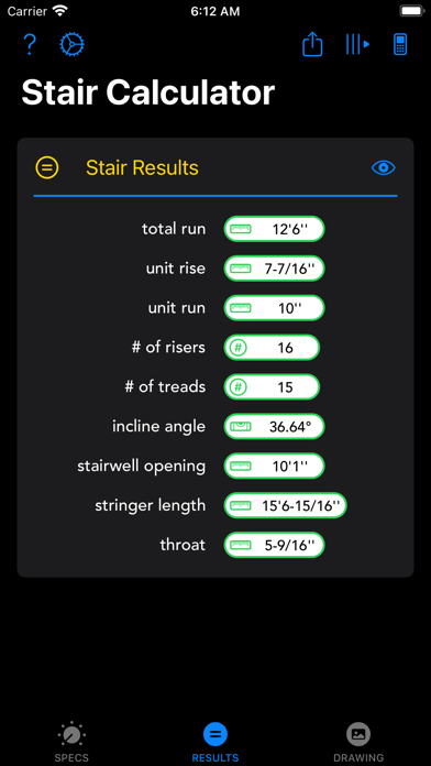 Stair Calculator 2 screenshot 3