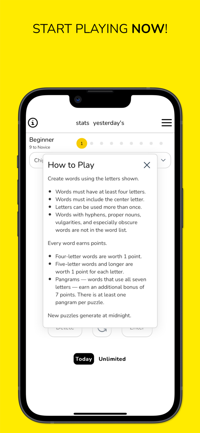 Spelling Bee Word Game