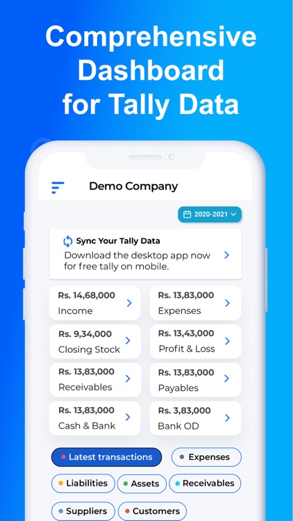 Tally on Mobile - Finsights