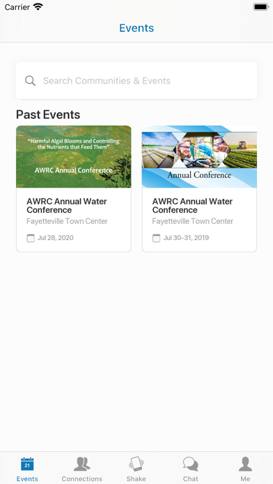 AWRC Annual Water Conference screenshot 2