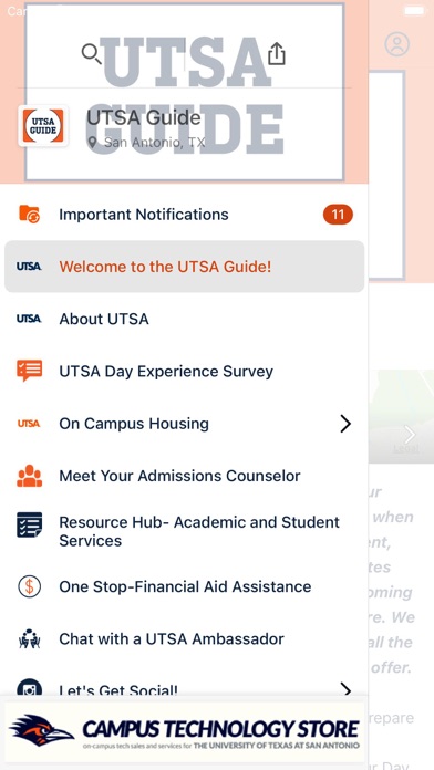 UTSA Guide screenshot 3