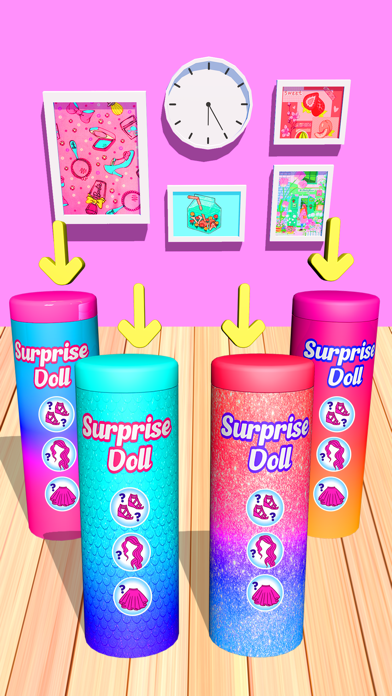 Color Reveal Doll Games screenshot 1