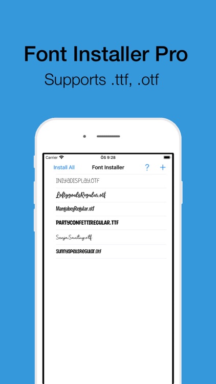 Font Installer Pro