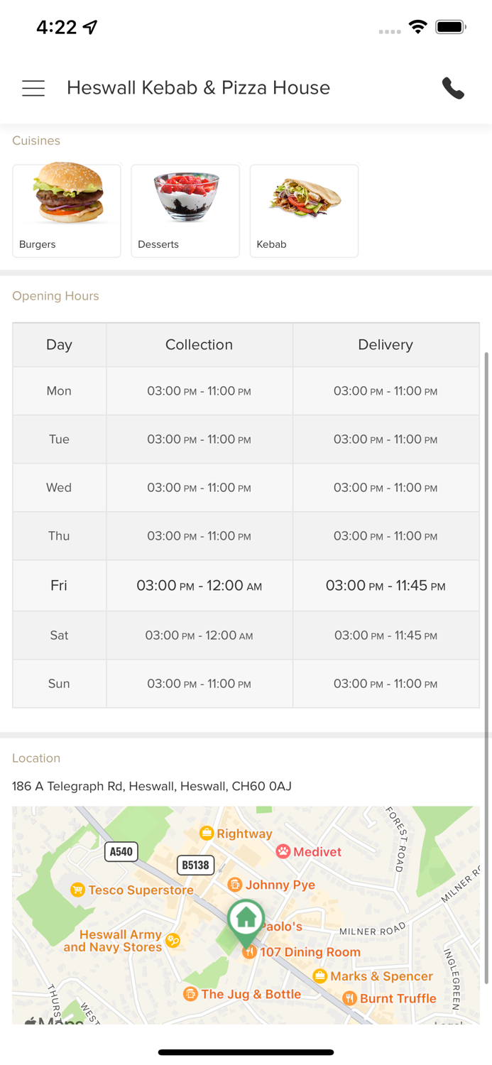 Heswall Kebab  Pizza House.