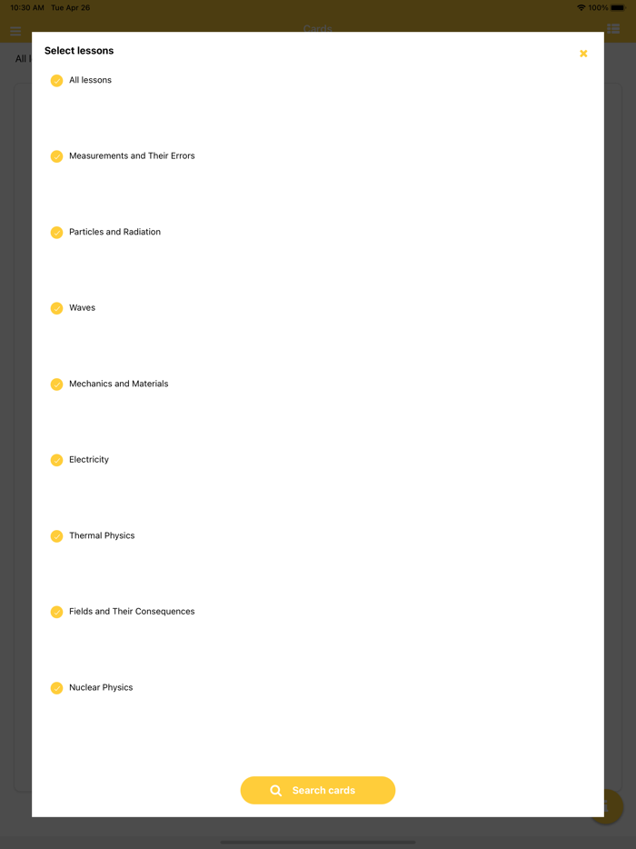 A-Level Physics Flashcards