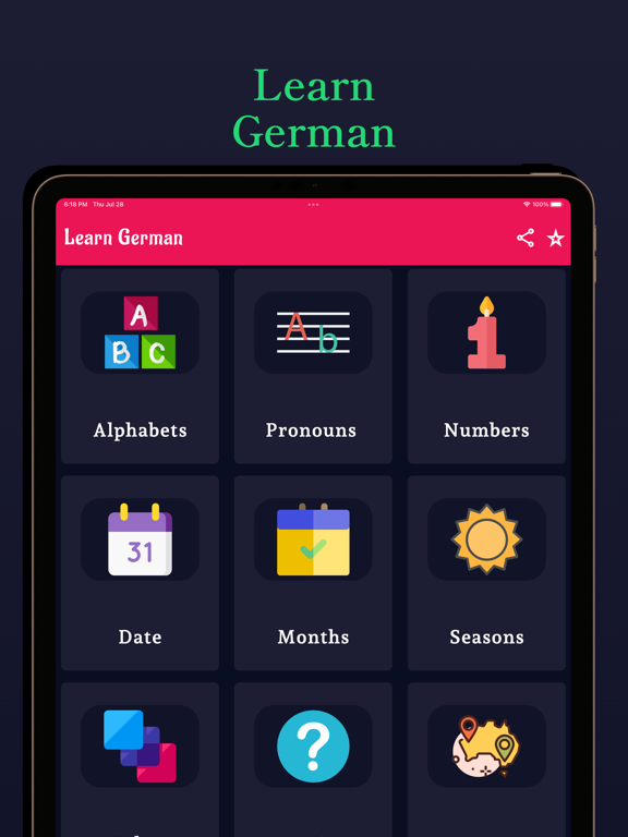 Learn German Language Phrasesのおすすめ画像1