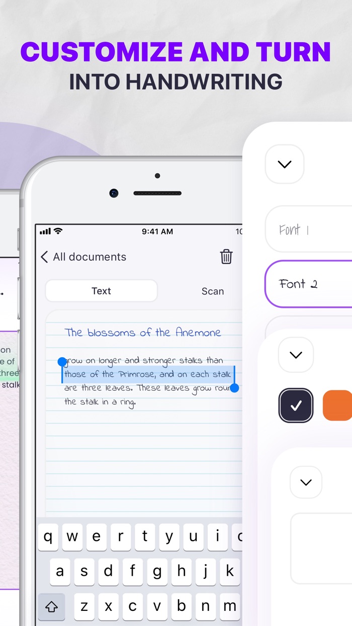 OCR Text Editor Stylish Notes