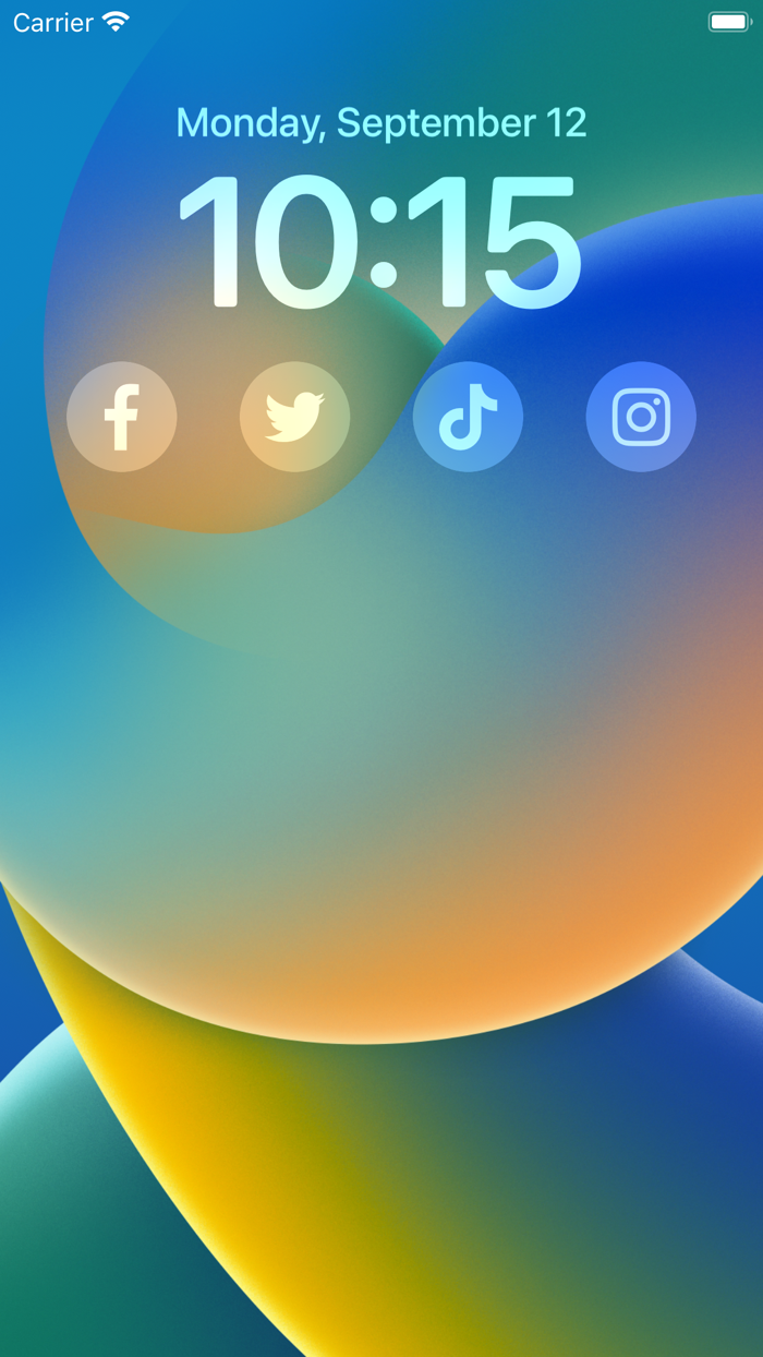Lock Screen Launcher Widget