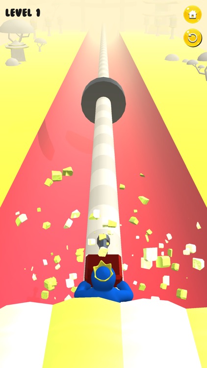 Blue rainbow Paintball 3D