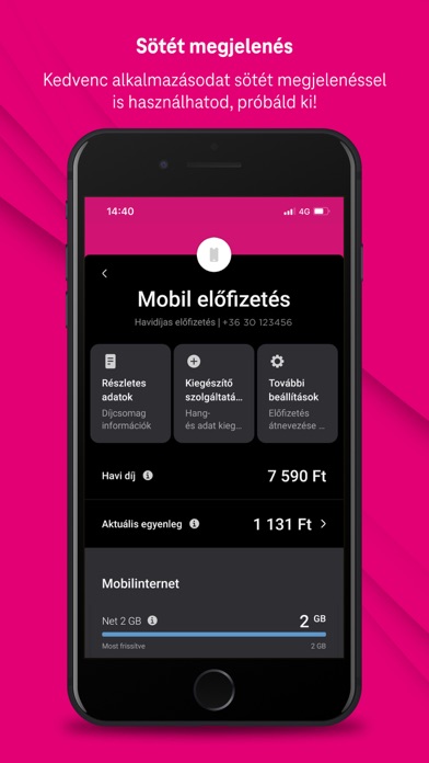 Telekom alkalmazás screenshot 4