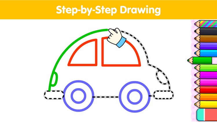 Kids Coloring Games & Drawing+