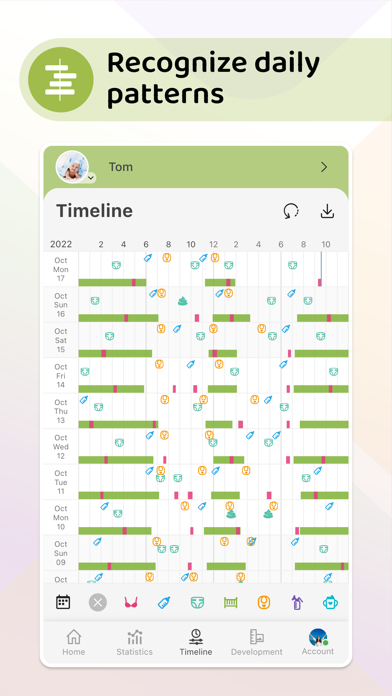 Baby Daybook－Tracker, Schedule Screenshot