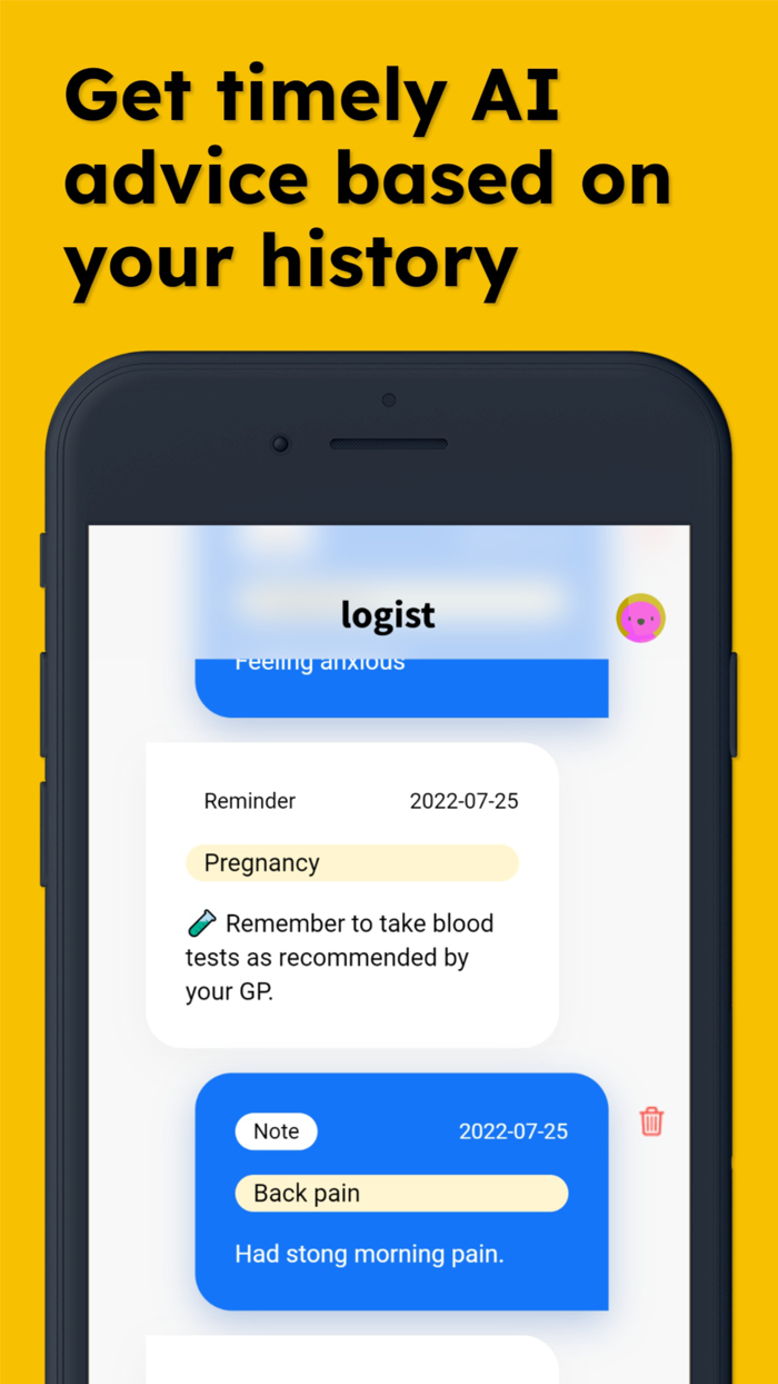 Logist · Nextgen health logger