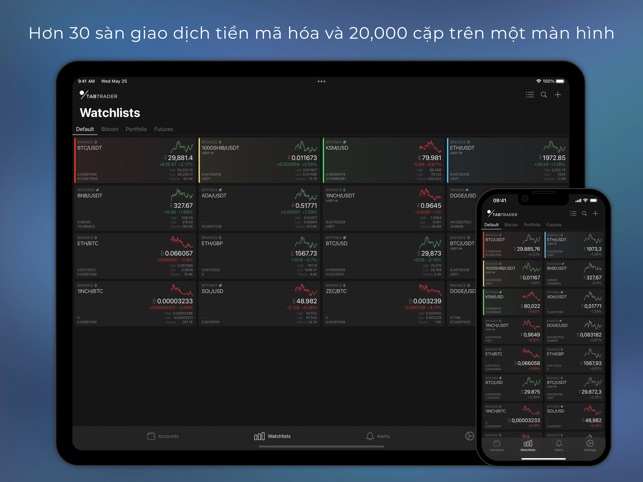 TabTrader - crypto terminal