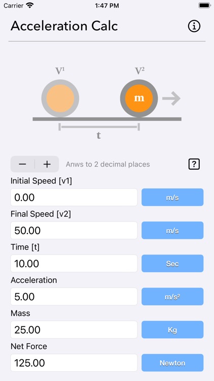 Acceleration Calculator Plus screenshot-8