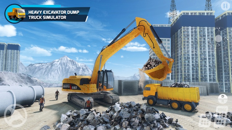 Heavy DumpTruck Real Excavator