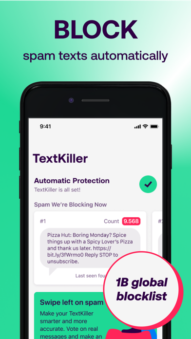 TextKiller - Spam Text Blocker Screenshot