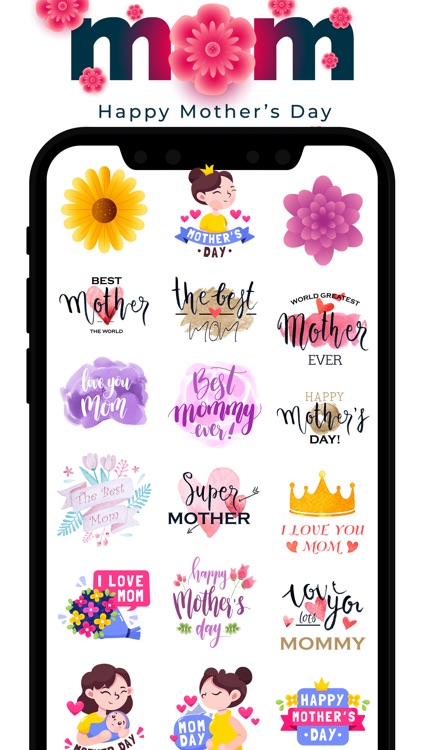 Mother's Day Cards & Stickers