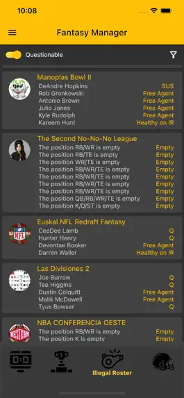 Game screenshot Fantasy Manager apk