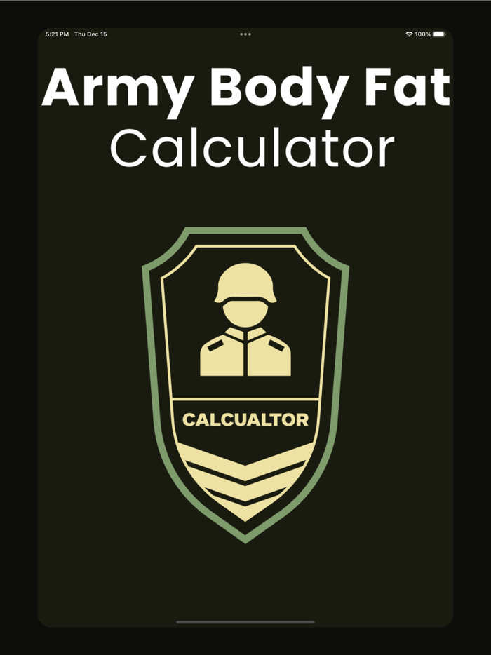 Army Fat Body Calculator