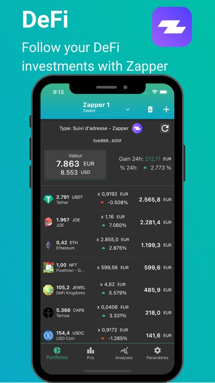 Prismolio : Crypto NFT tracker screenshot-3