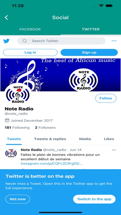 Note Radio