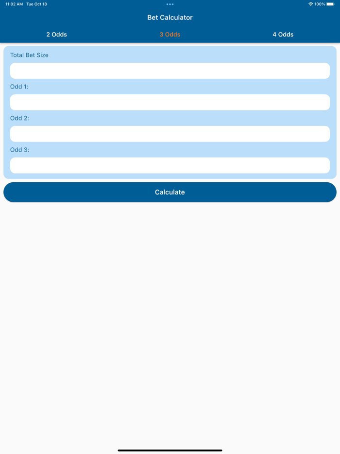 Betting Calculator - HT/FT