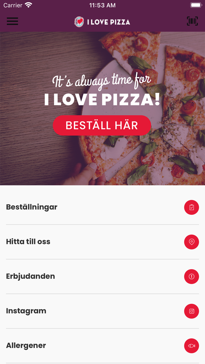 I Love Pizza Sverige