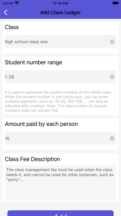 Class Fee Manage PC 용