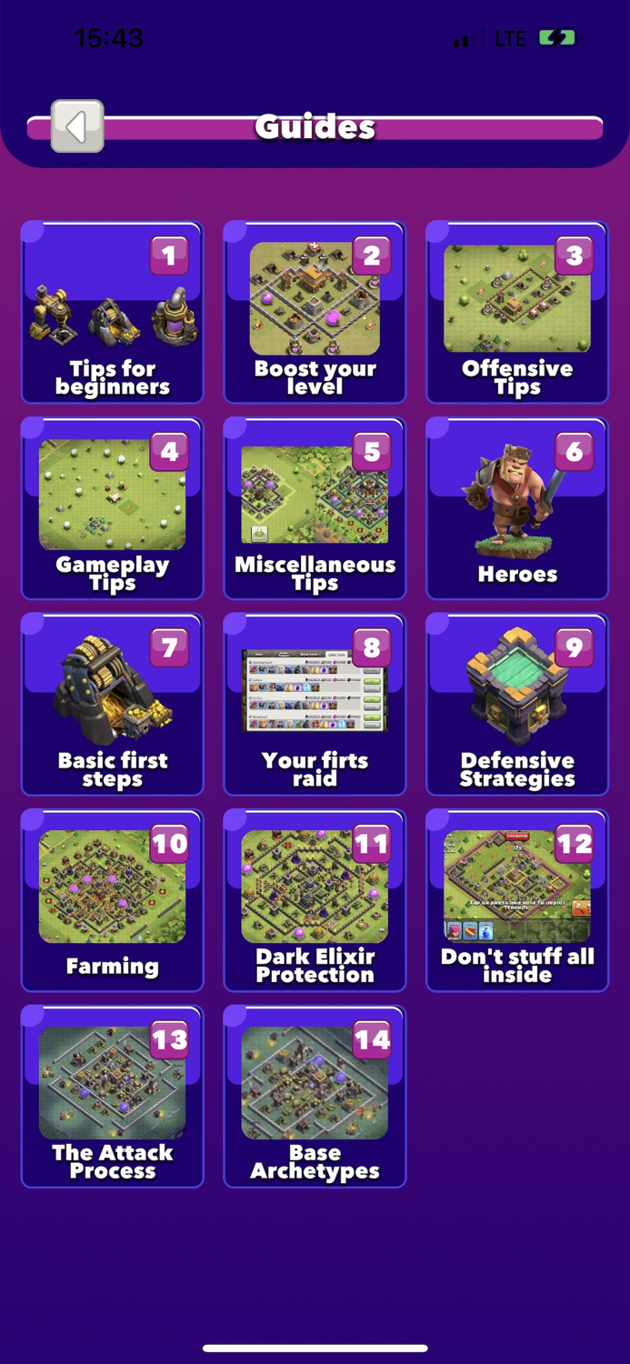 Base  Map for Clash of Clans