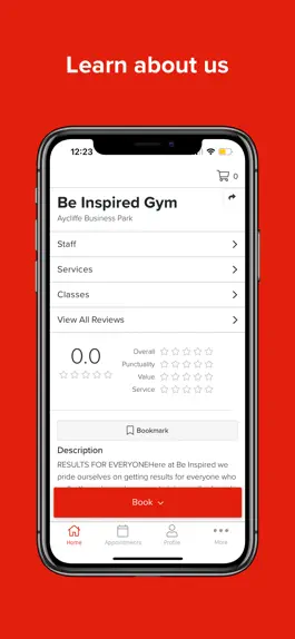 Game screenshot Be Inspired Gym apk