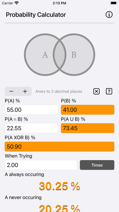 Probability Calculator Plus screenshot 8