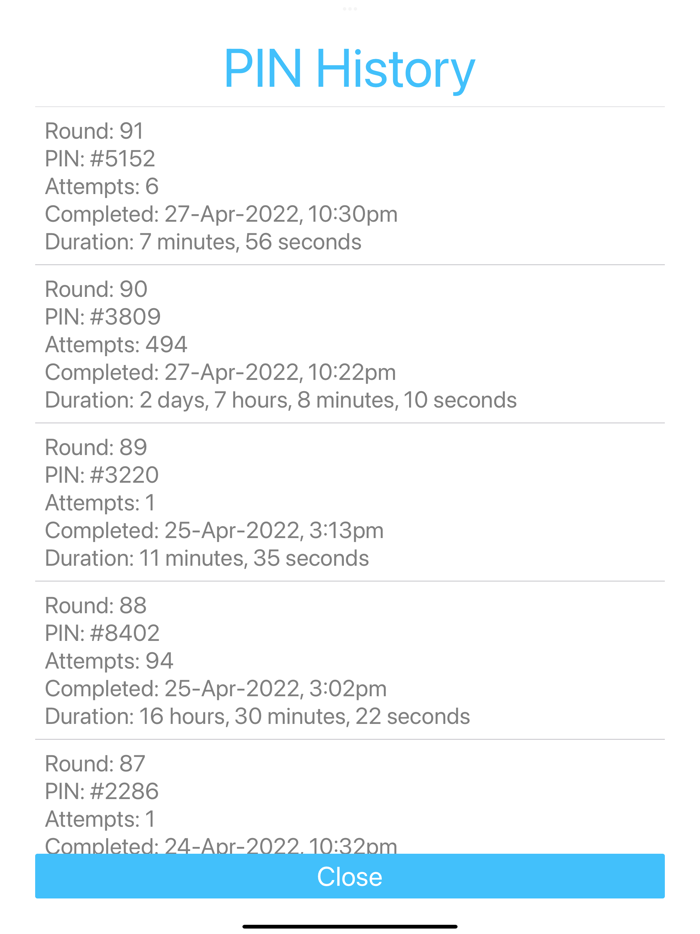 PINPoint Global Guessing Game