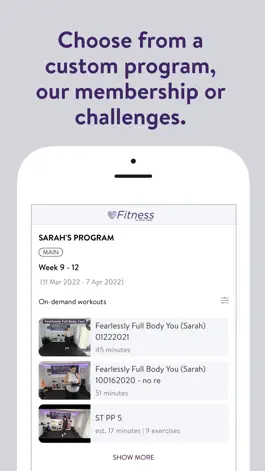 Game screenshot Fitness By Sarah Taylor apk