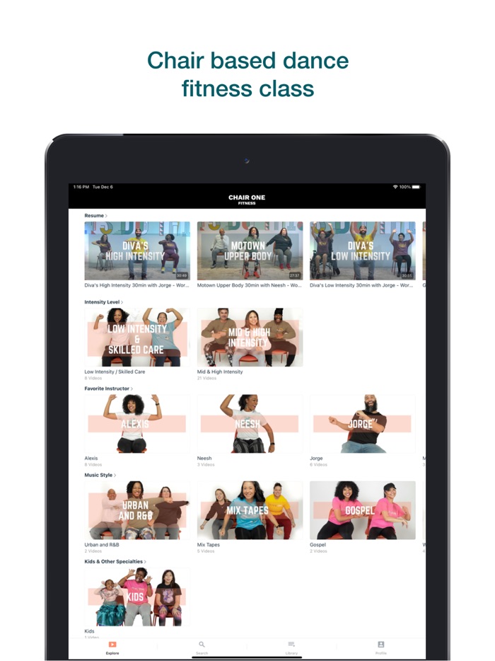 Chair One Fitness Workouts