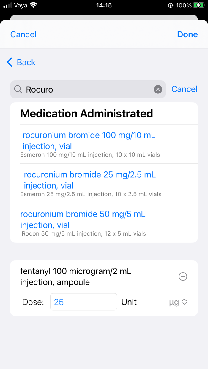 My Anaesthetic Logbook