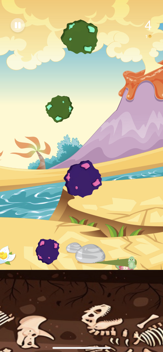 Dino Rush - Asteroid Attack