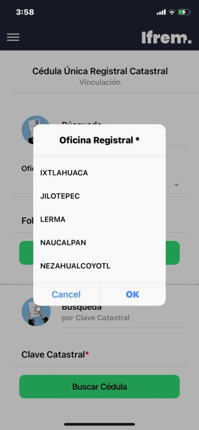 Cédula Registral y Catastral