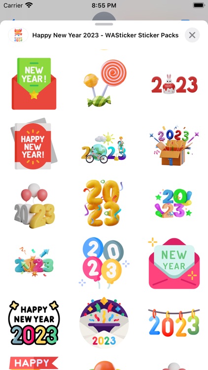 Happy New Year 2023 -WASticker screenshot-3