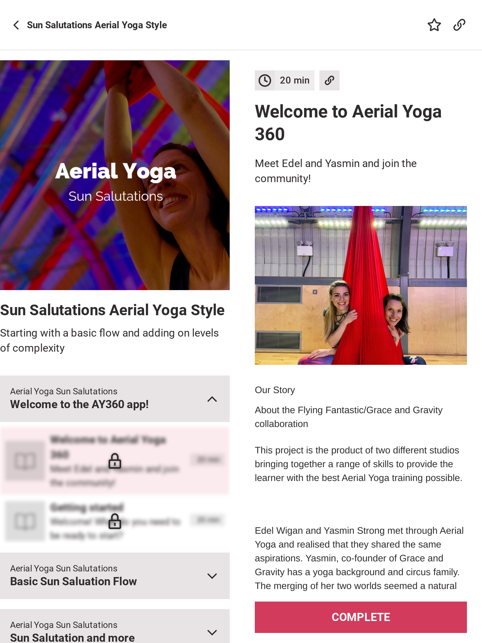 AerialYoga360 screenshot 3