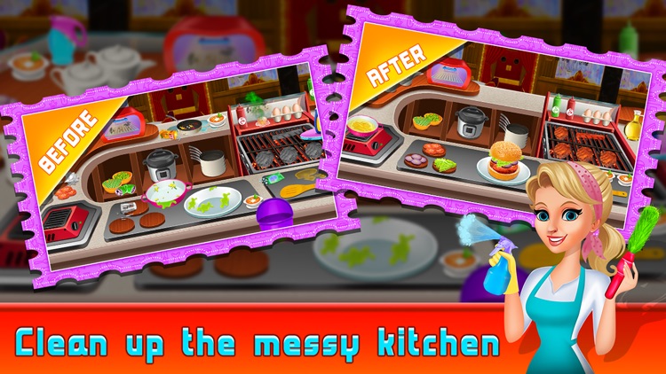 Cooking Expert & Cleaning game