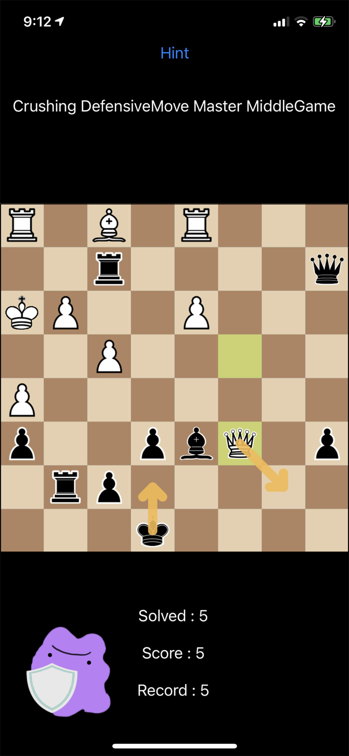 DefenseMong - Chess tatics