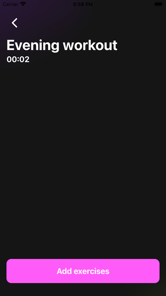 Fitz - Workout Tracker