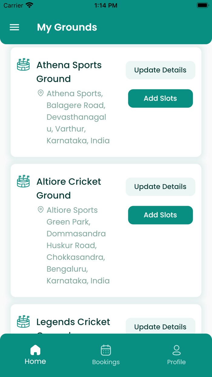 BookMyGame - Partner