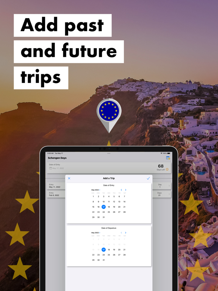 Schengen Days Calculator