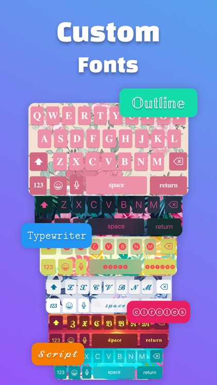 AnyKey: Cool Fonts & Keyboards