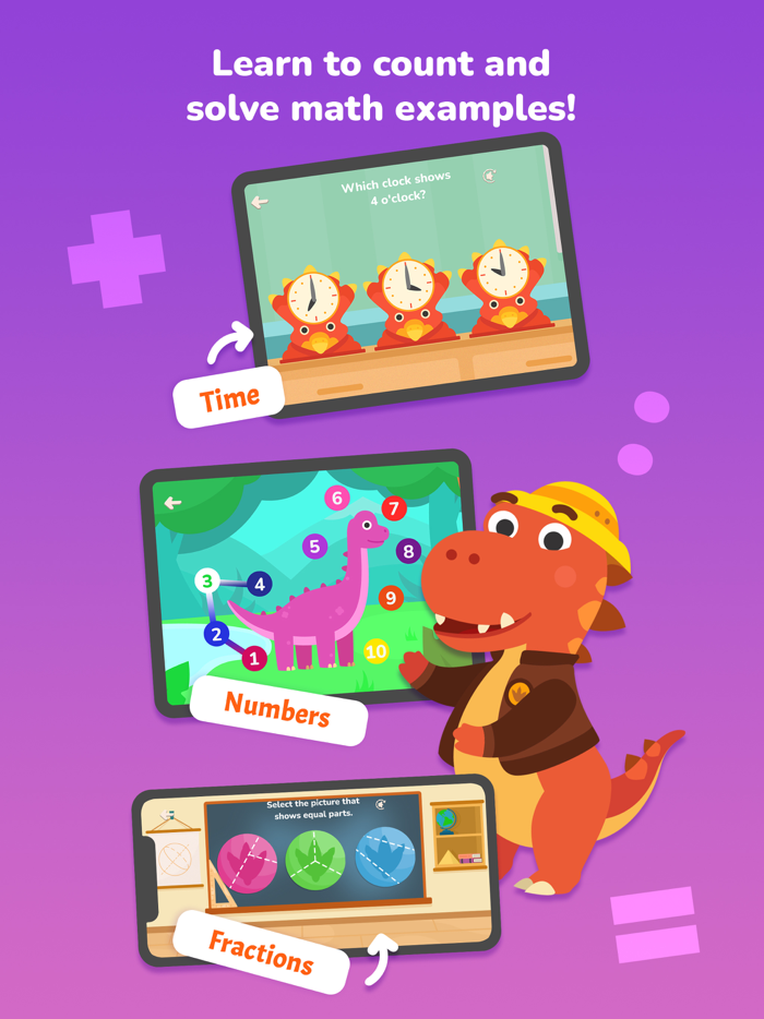 Dino Preschool learn abc  123