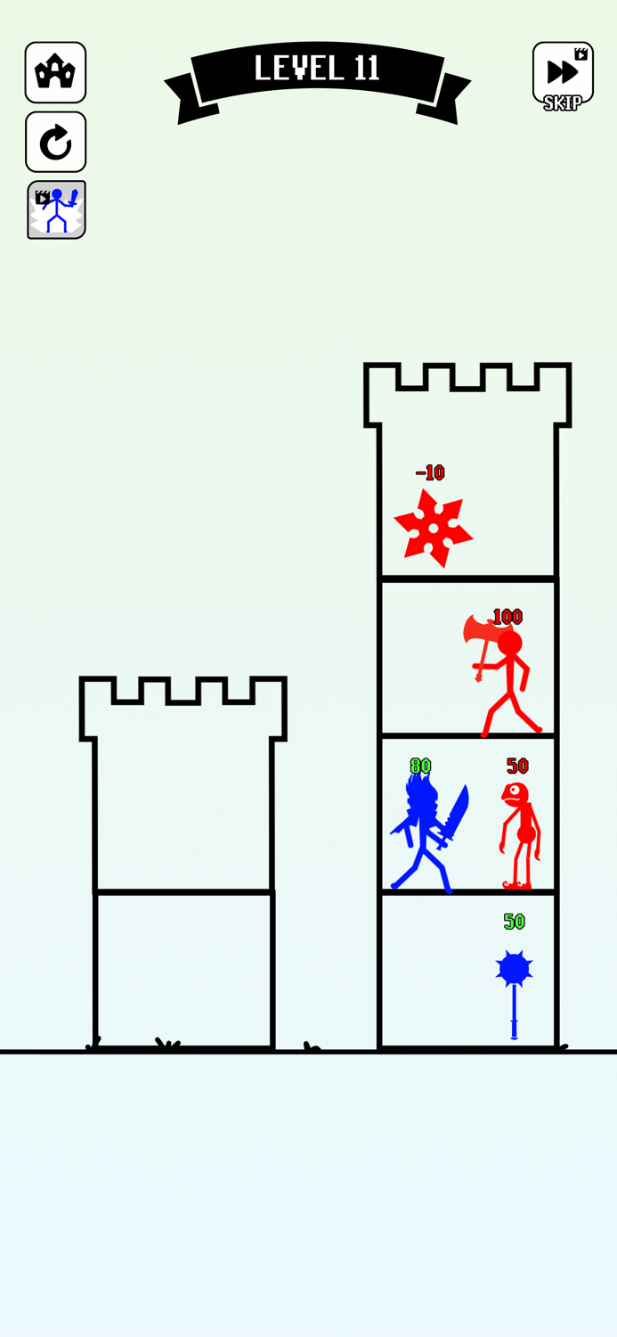 Craft Tower Stick Hero Wars