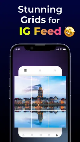 Game screenshot Crop Photo Grid Post Maker IG mod apk