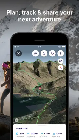 Game screenshot FATMAP: Ski, Hike, Bike apk